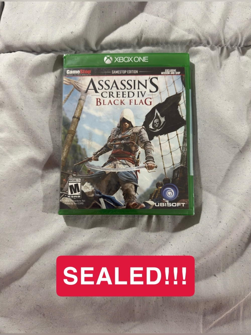 Assassin's Creed IV: Black Flag (Microsoft Xbox One) Gamestop Edition - SEALED!